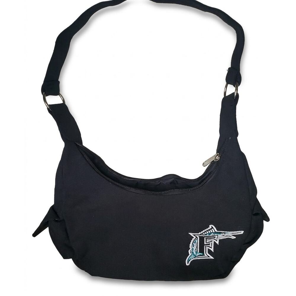 Florida Marlins Purse - Embroided Retro Original Logo - Genuine MLB Merch